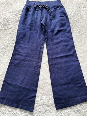 Lilly Pulitzer Linen Beach Pants – Size Medium – Effortless Coastal Chic 🌴